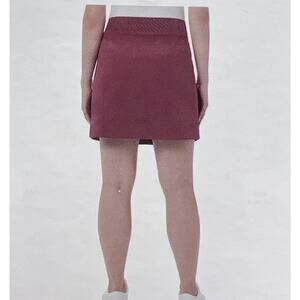 NWT 32 DEGREES COOL SOLID SCARLET OAK (PURPLE) LADIES' SKORT SZ LARGE #1278232